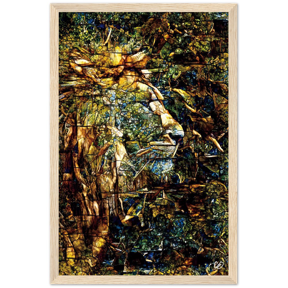 Stained Glass Lion