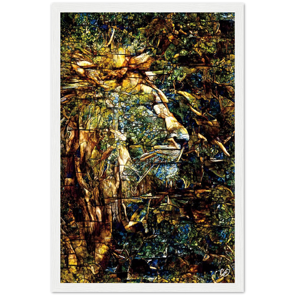 Stained Glass Lion
