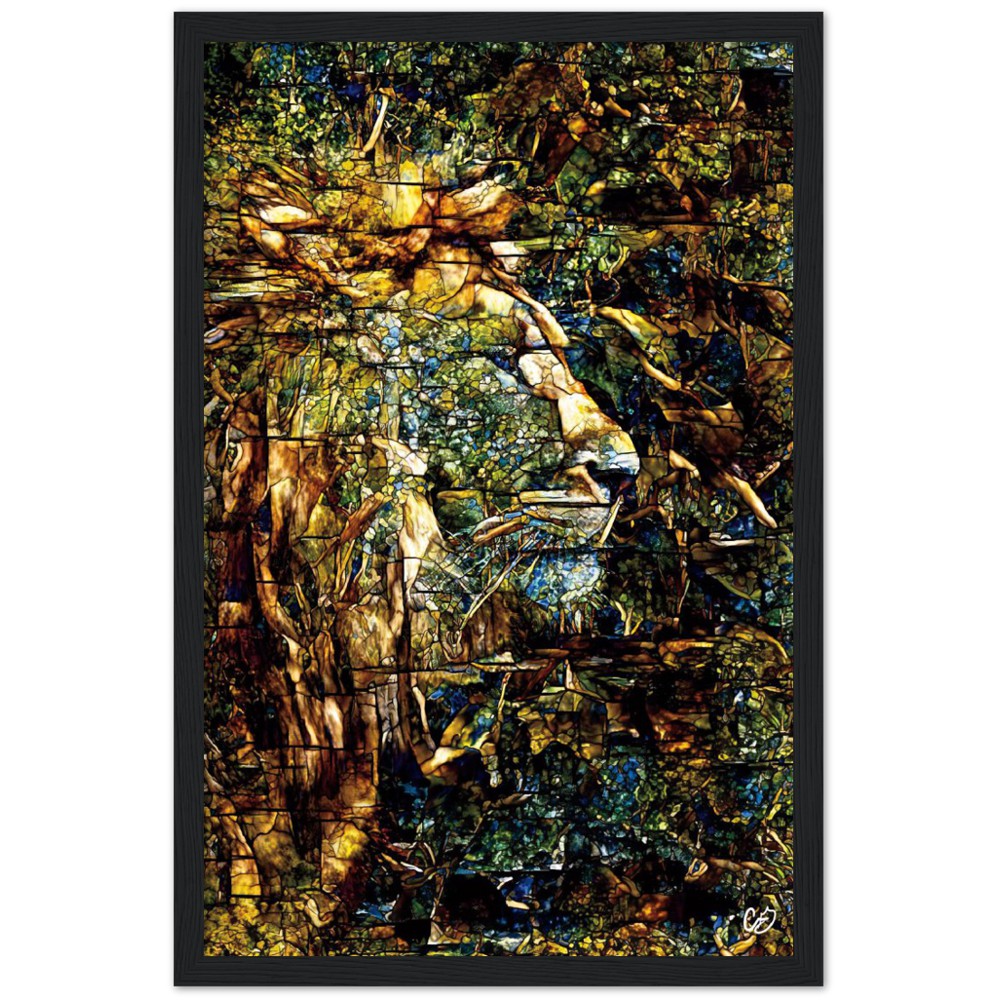 Stained Glass Lion