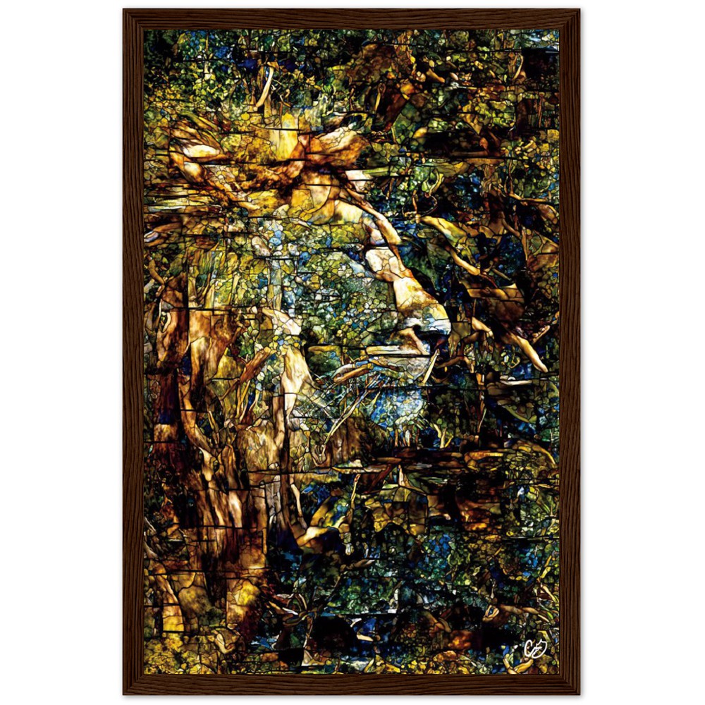 Stained Glass Lion