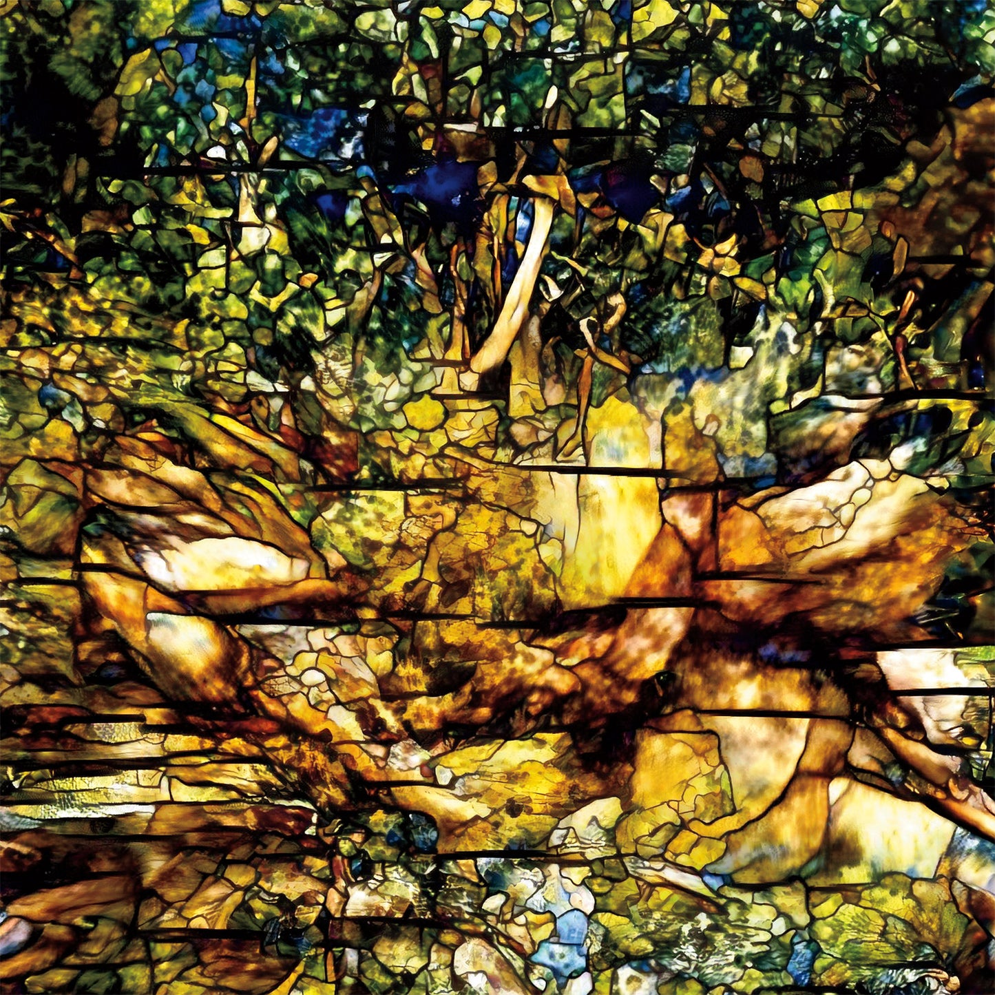 Stained Glass Lion