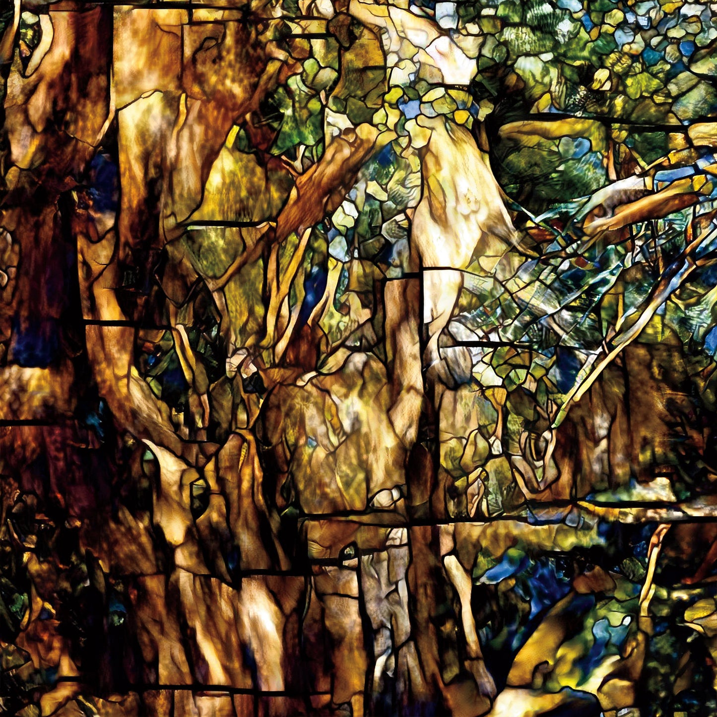 Stained Glass Lion